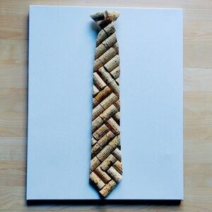 Handmade Wine Cork Tie